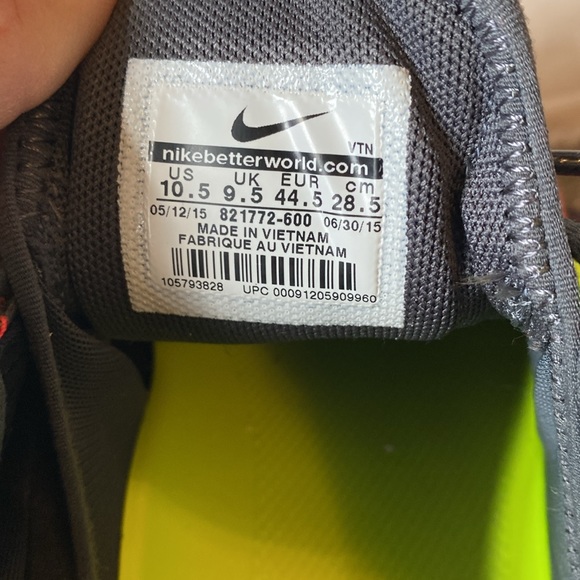 EUC NIKE Lunarestoa 2 SE Sneaker M10.5/EU:44.5 - Picture 7 of 7